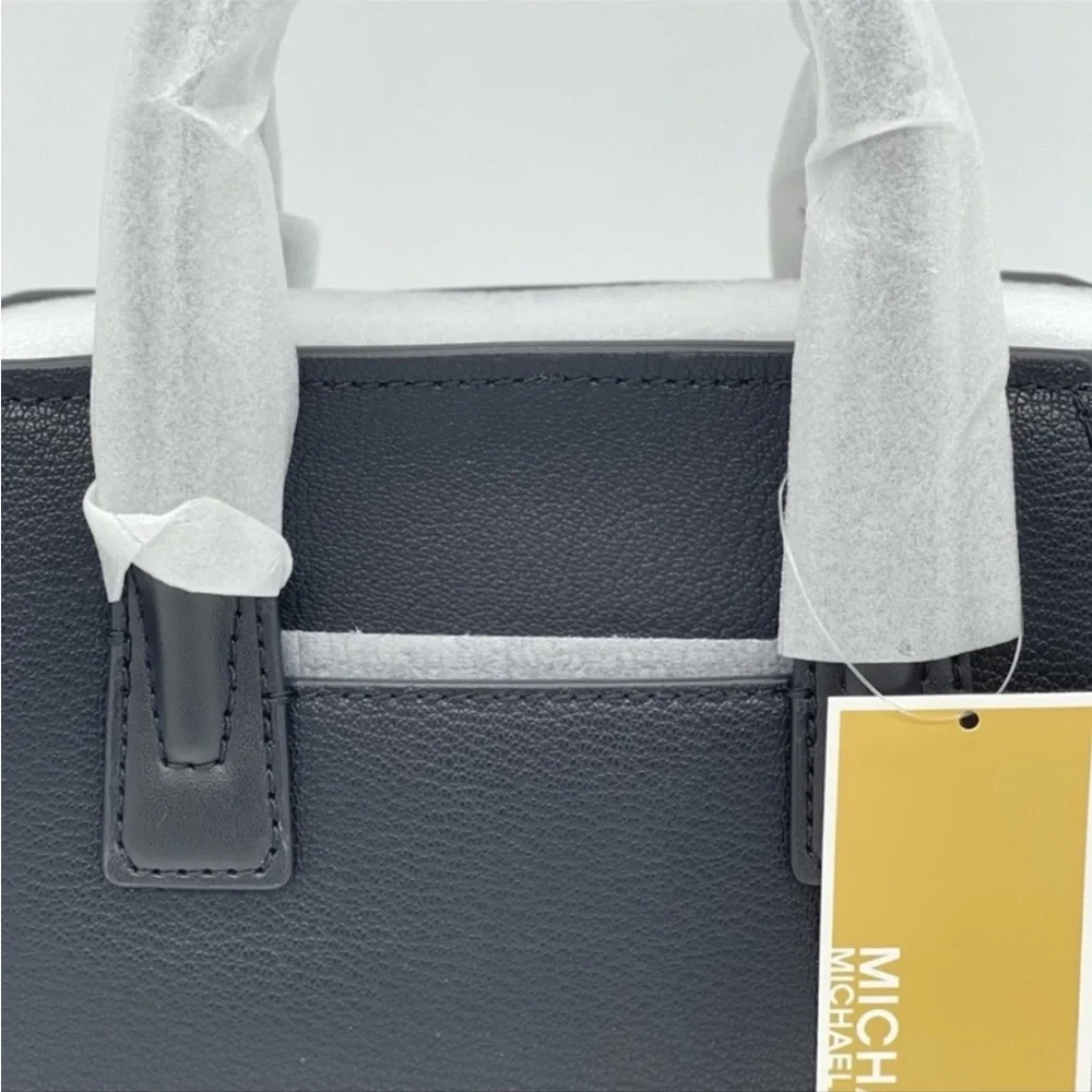 MICHAEL KORS Avril Small Leather Top-Zip Crossbody Satchel bag - Picture 7 of 8